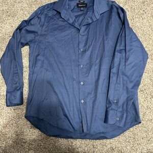 Kenneth Cole Navy Dress Shirt